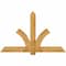 Ekena Millwork Redmond Rough Sawn Timber Gable Bracket, Western Red Cedar, 72"W x 45"H x 4"D x 6"F, 15/12 Pitch GBW072X45X0406RED00RWR - alternate 1